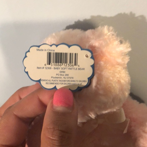 Baby Soft Rattle Bear - Picture 4 of 5